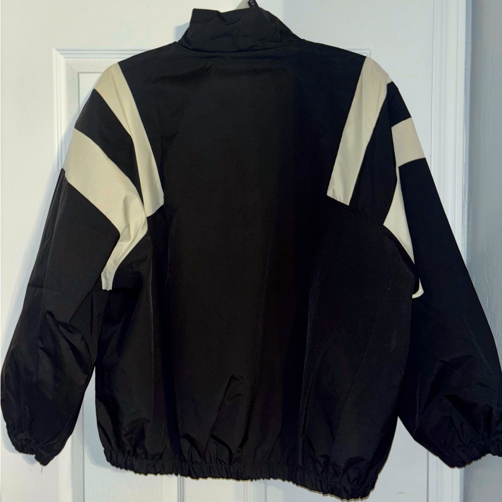 Fashion Nova Black and White Bomber Jacket - Picture 11 of 12